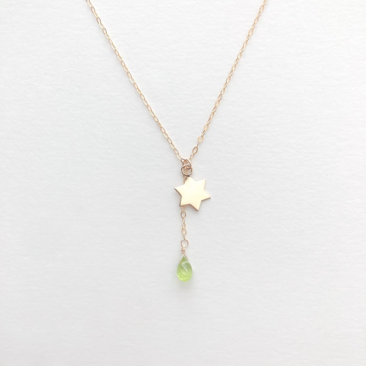 NECLACE:Peridot14KGF-GFN0017b