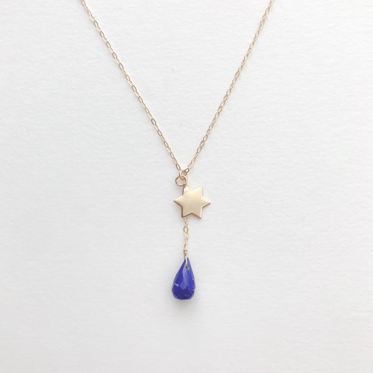 NECLACE:lapis lazuli14KGF-GFN0017a