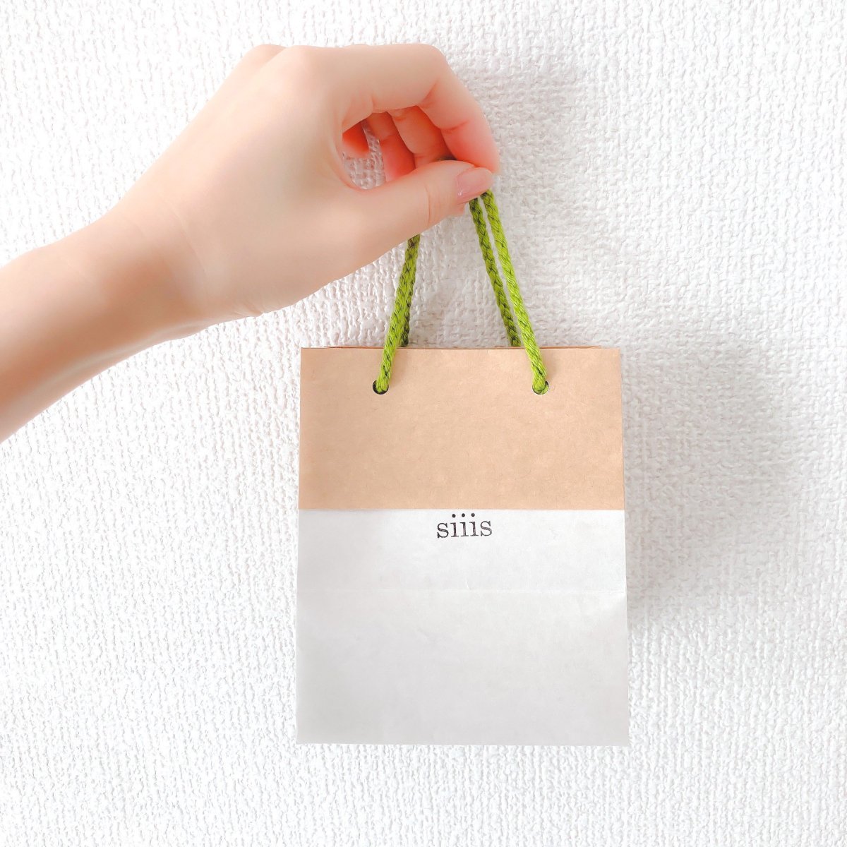 WRAPPING:Greenpaper mini bag