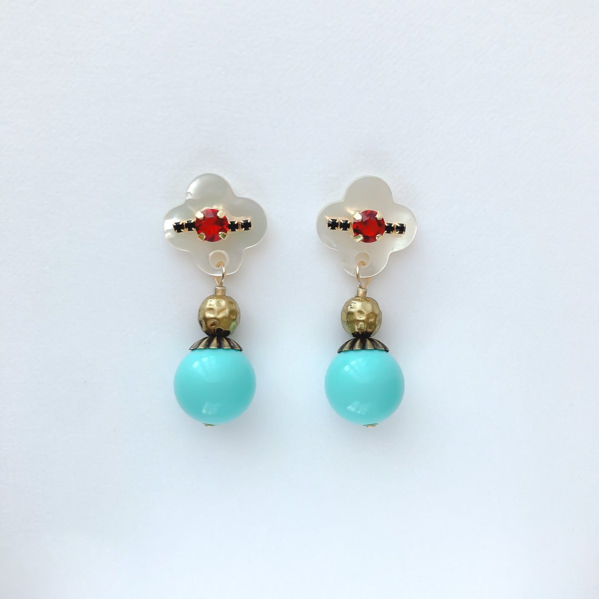 EARRING:TurquoiseAME0008