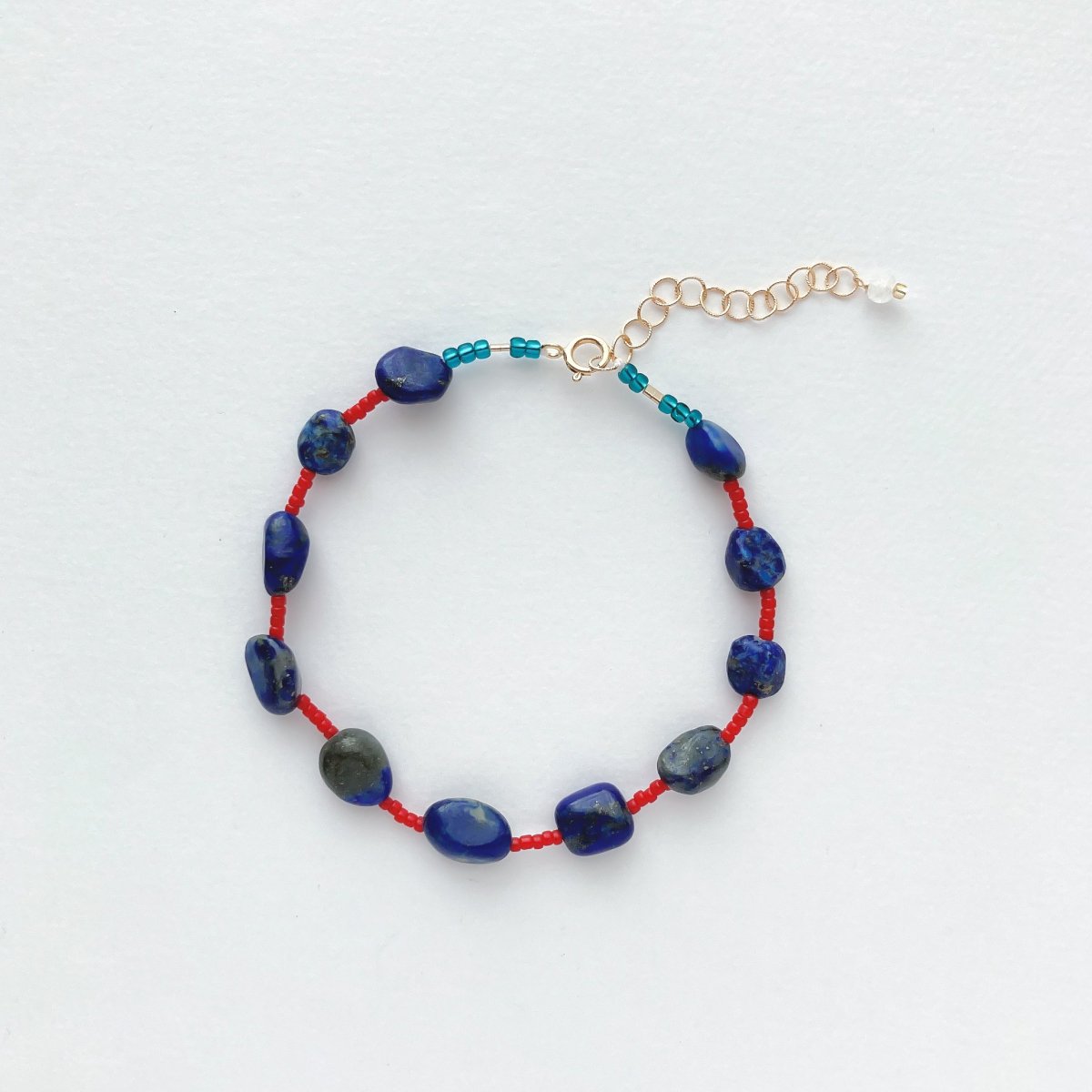 BRACELET:Lapis lazuli14KGF-GFB0019-LP