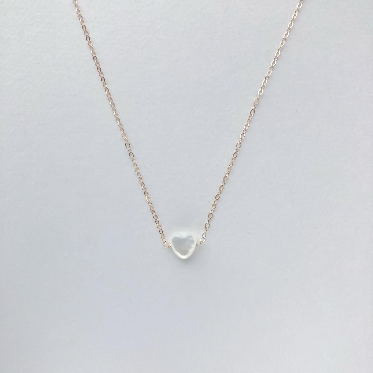 14KGF NECLACE:White shellGFN0020-WH