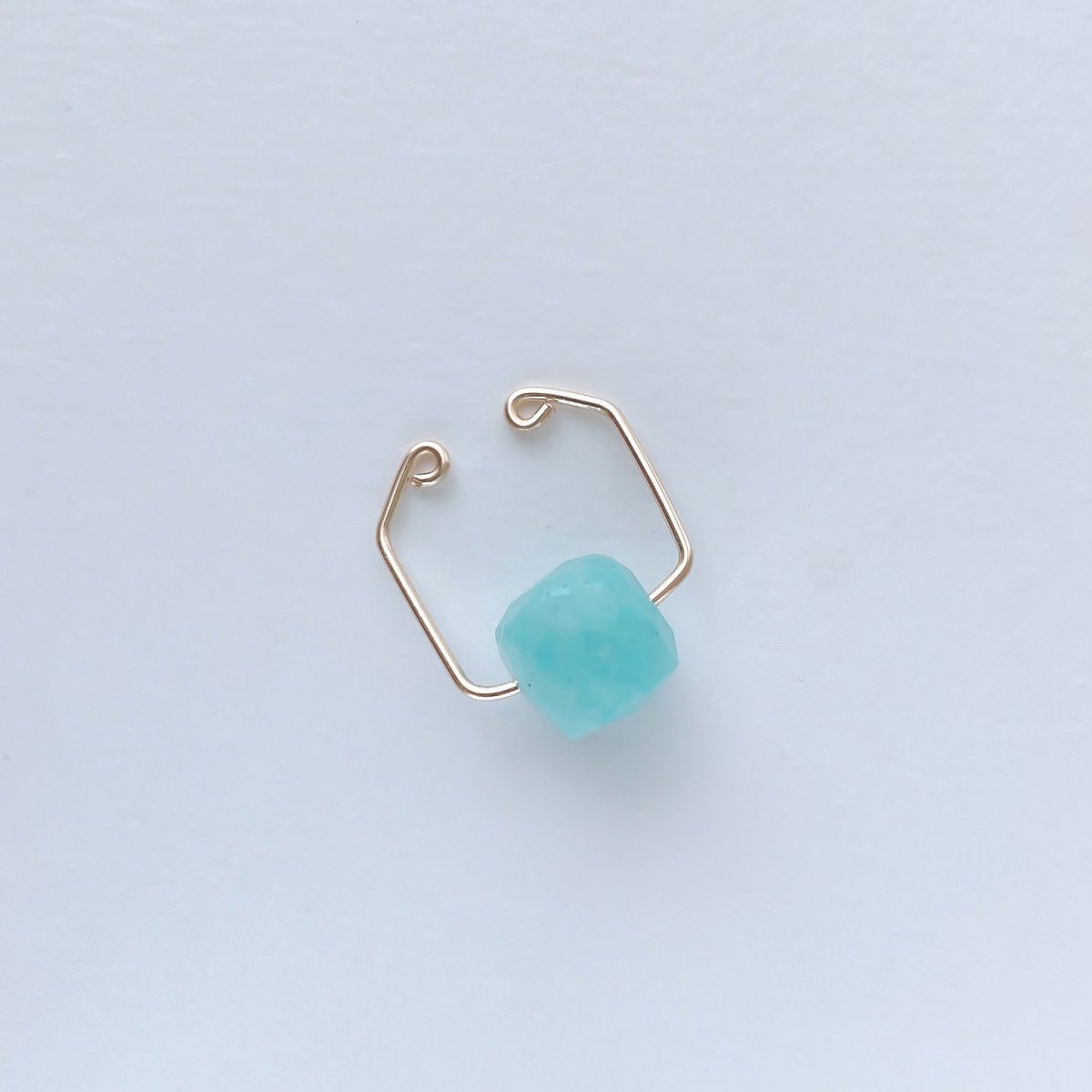 EAR CUFF:Amazonite14KGF-GFE0049