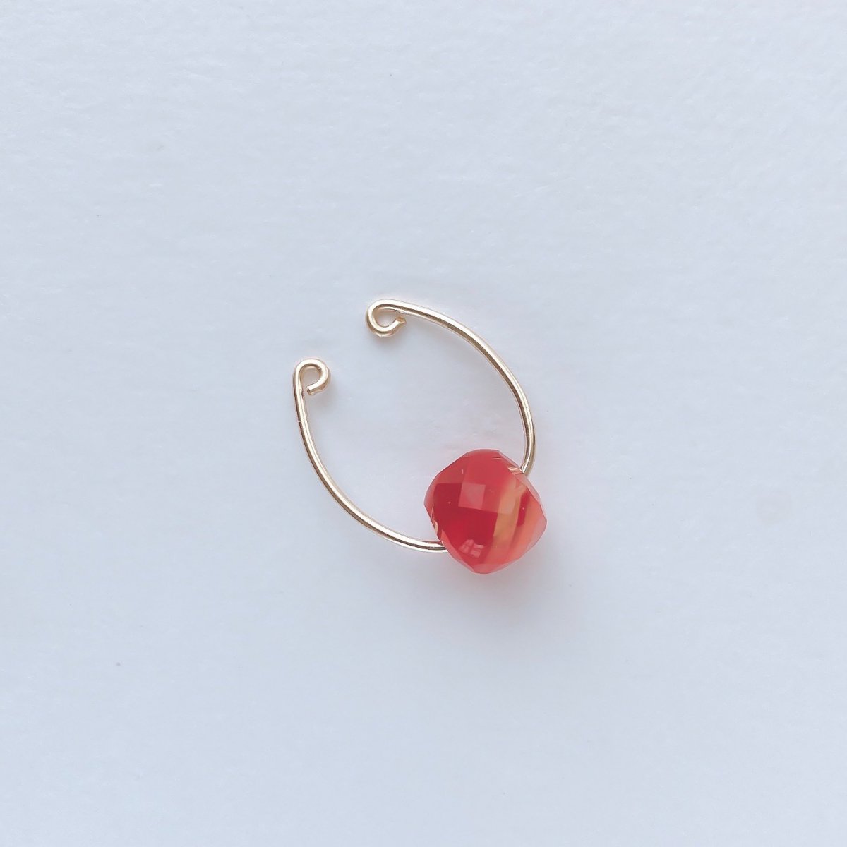 EAR CUFF:Carnelian14KGF-GFE0050