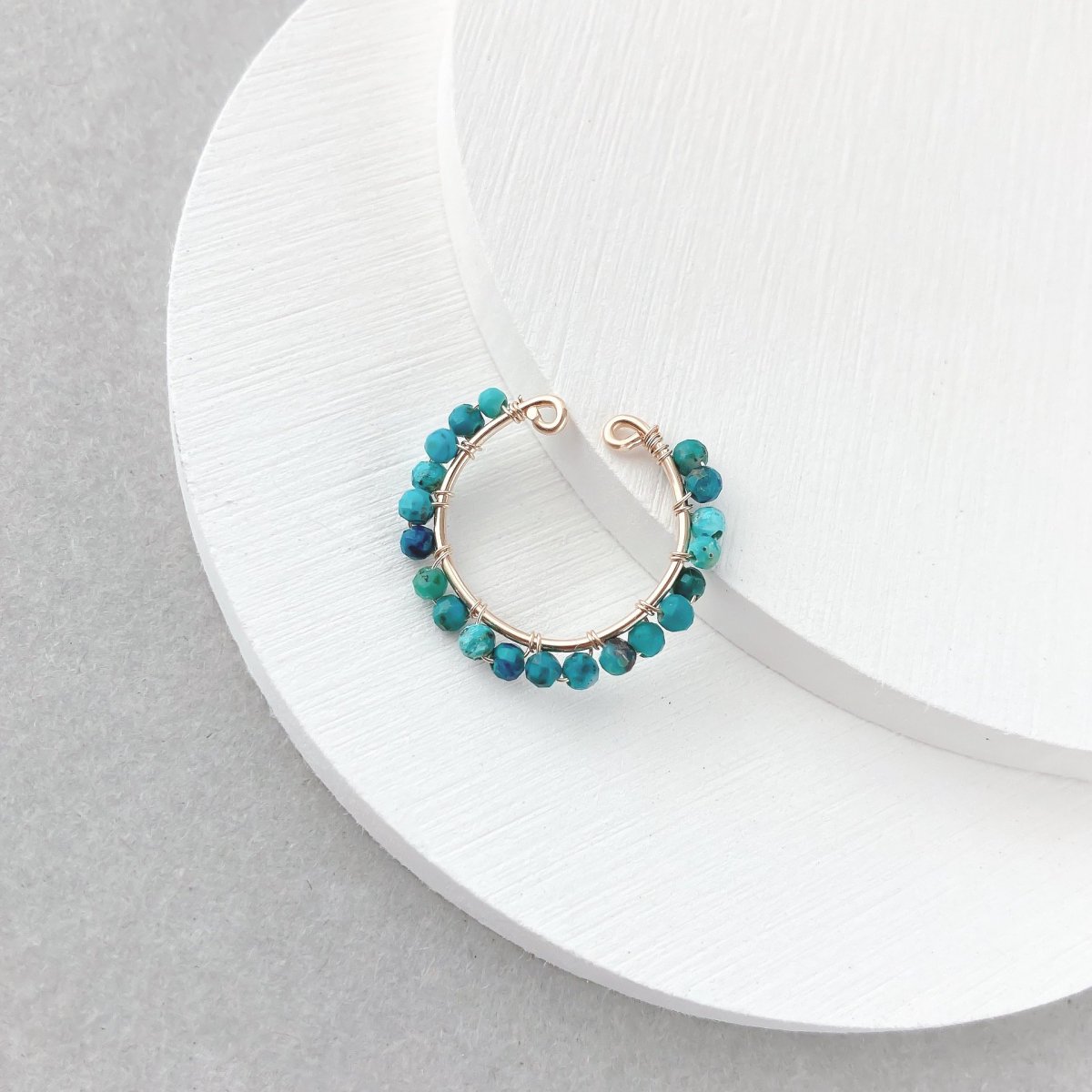 EAR CUFF:Chrysocolla14KGF-GFE0051-CS