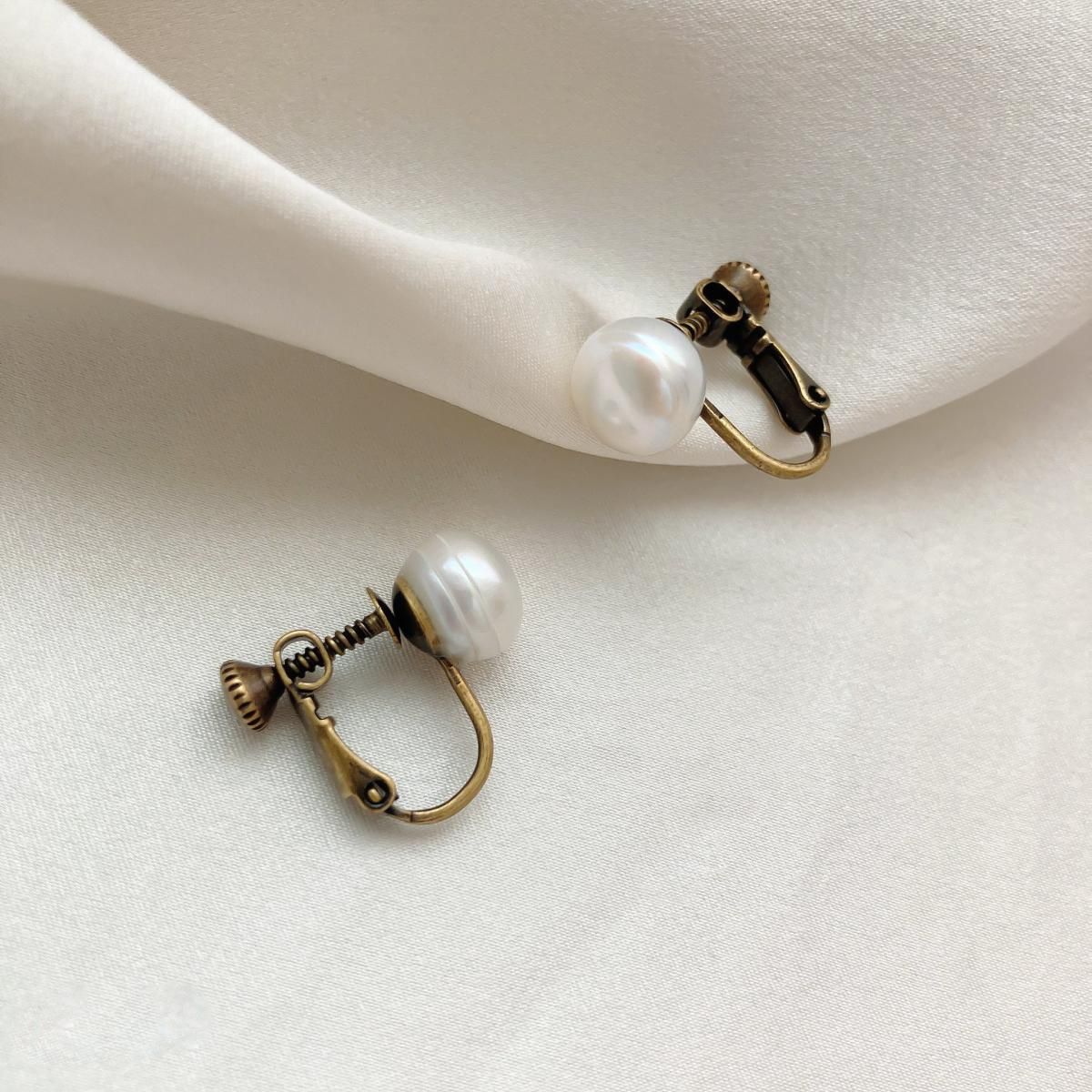 EARRING:Freshwater pearlFCE0023