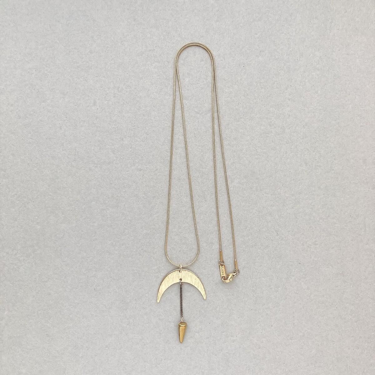 NECLACE:Crescent moon&SpikeAMNC0033