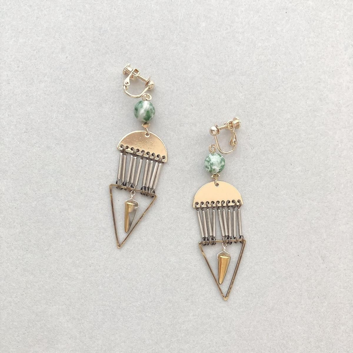 EARRING:Half moonSpikeAME0035