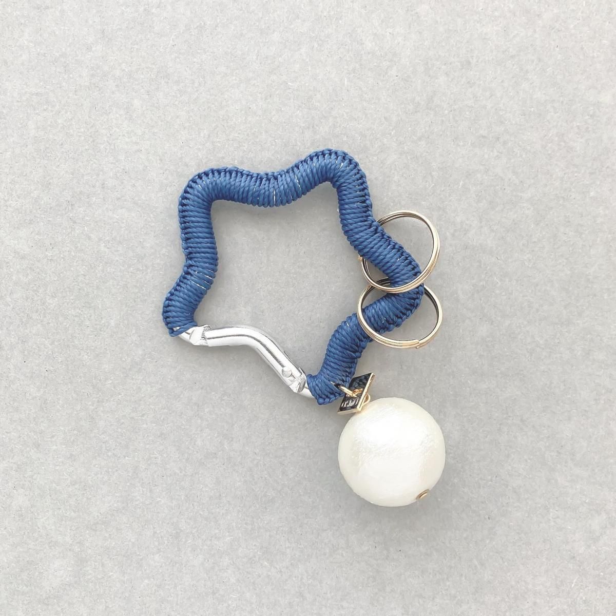 BAG CHARM:Blue poppy starcondiment