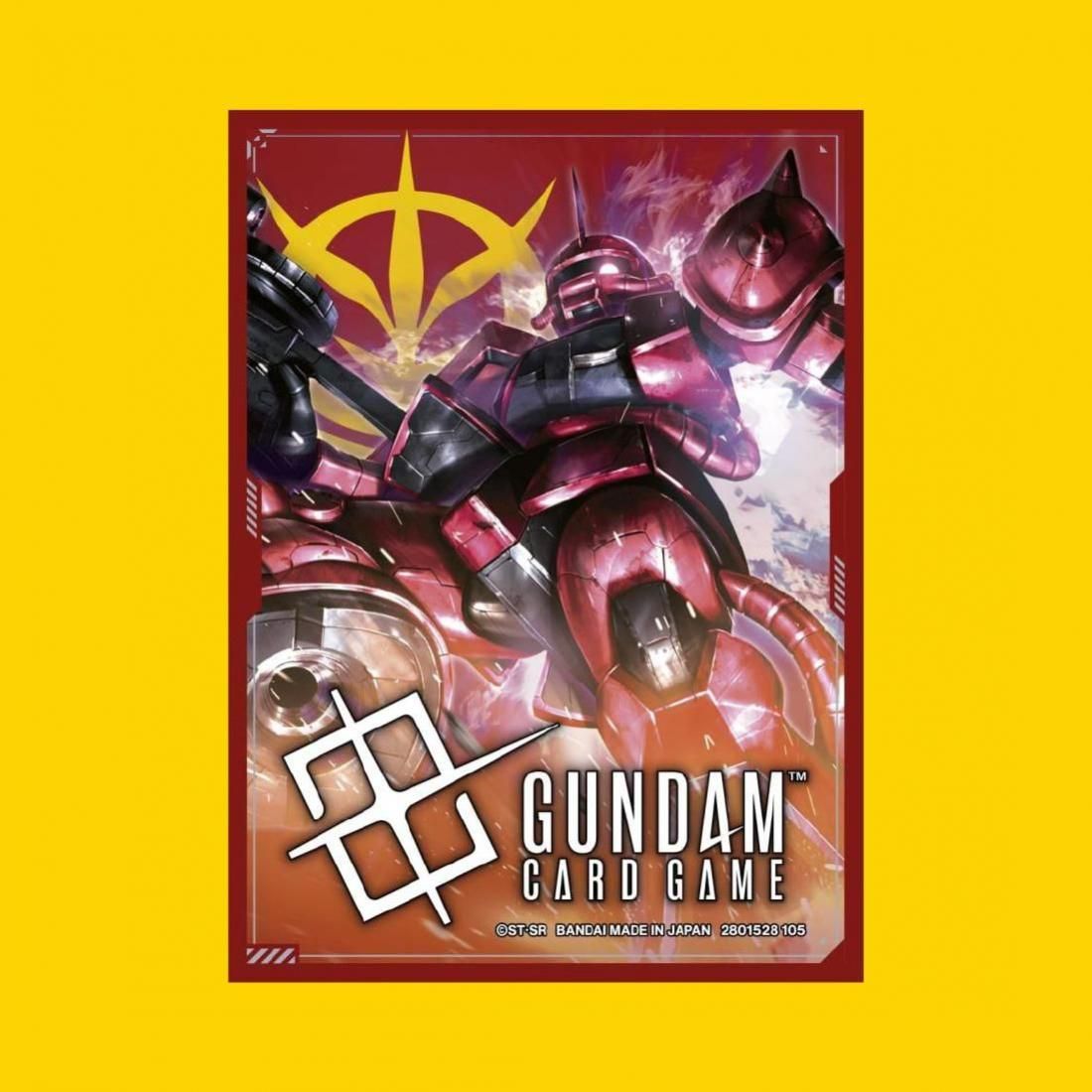 ガンダム カードゲーム オフィシャル スリーブ ジオン シャア ザク5セット ガンダム カードゲーム オフィシャル スリーブ ジオン シャア