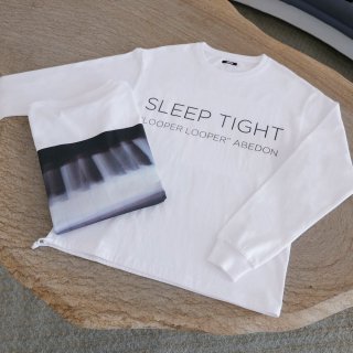 SLEEP TIGHTWHITELong Sleeve T-Shirts<img class='new_mark_img2' src='https://img.shop-pro.jp/img/new/icons5.gif' style='border:none;display:inline;margin:0px;padding:0px;width:auto;' />