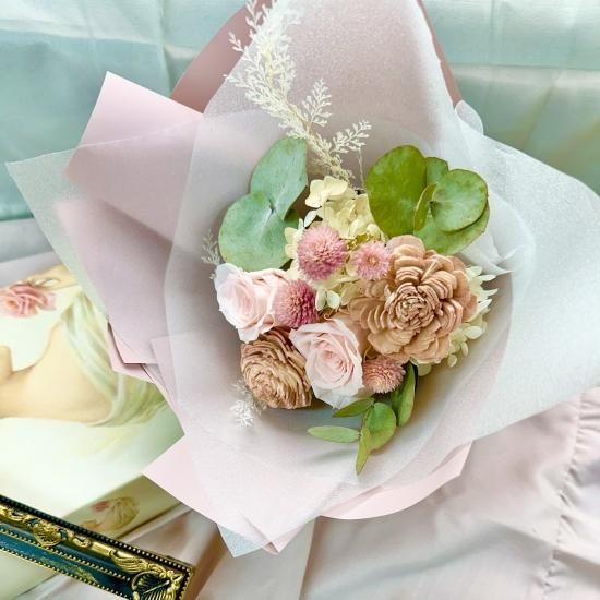 【専用ページ】トランク3点 ドライフラワー ブーケ まとめ売り ドライフラワーブーケ ギフトボックス S | cotejardin