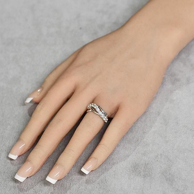 天然ダイヤモンドリング1ct ZEXIMO公式】 天然ダイヤモンド1.0ct エタニティリング