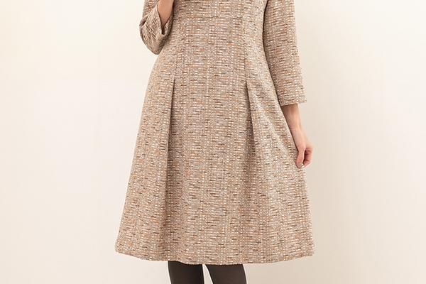 ハイウエスト切替 Aラインワンピース HY-3852 - boutique HIDEKI