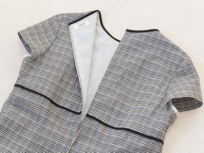 パイピングアクセント ハイウエスト切り替えワンピース HY-3850 パイピングアクセント ハイウエスト切り替えワンピース HY-3850