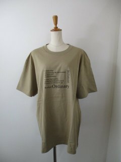 ֥ƥåǥʥ꡼ Boutique OrdinaryOrdinary Souvenir Short Sleeve T-cml