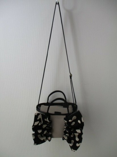 ץ㡼 Rapture Naples Ruffle Tote-Dalmatian-NIMI