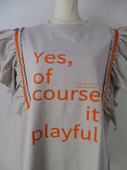 ȥΥTRANOI.playful frill t-shirts-١
