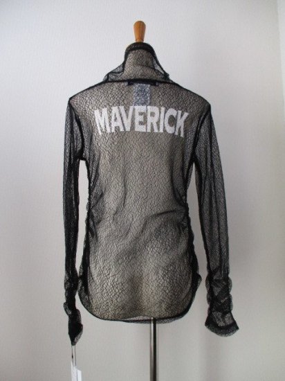 ᥾ޥåץ쥼 MAISON MAVERICK PRESENTS
Full Gather Tulle MaverickLOGO High Neck 38 ֥å
