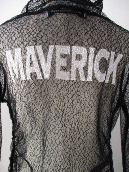 ᥾ޥåץ쥼 MAISON MAVERICK PRESENTS
Full Gather Tulle MaverickLOGO High Neck 38 ֥å
