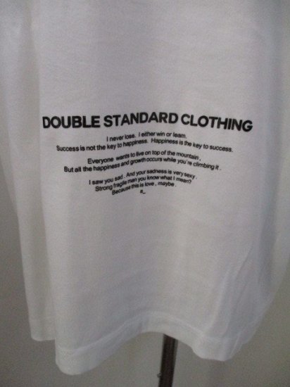 ֥DOUBLE STANDARD CLOTHINGNEO٥ե饤T-