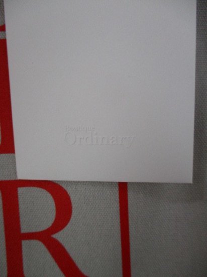 ֥ƥåǥʥ꡼Boutique Ordinary
Ordinary Typography BAGBO24-737Aե꡼졼