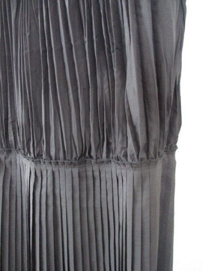 ֥ƥåǥʥ꡼boutique ordinarypleated panel maxi skirtBLACK