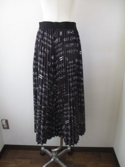 THOMAS MAGPIEȡޥޥѥoriginal print pleats skirtBLACK38