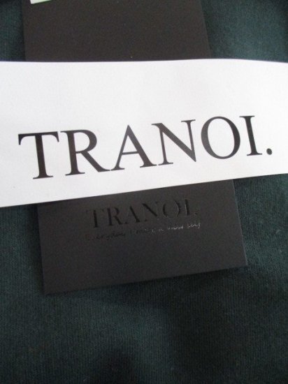 ȥΥ TRANOI.DOUBLE EMBLEM SWEATGREEN