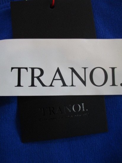 ȥΥ TRANOI.DOUBLE EMBLEM SWEATBLUE