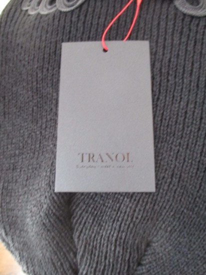 ȥΥ TRANOI.motif knit capBLACK