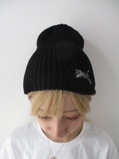 ȥΥ TRANOI.TORA knit capBLACK