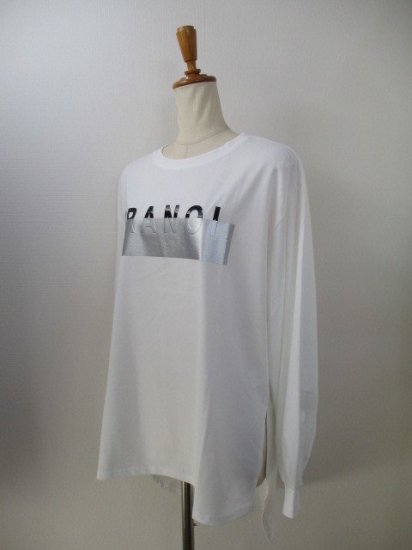 ȥΥ TRANOI.TRANOI long sleeve tshirtWHITESILVER