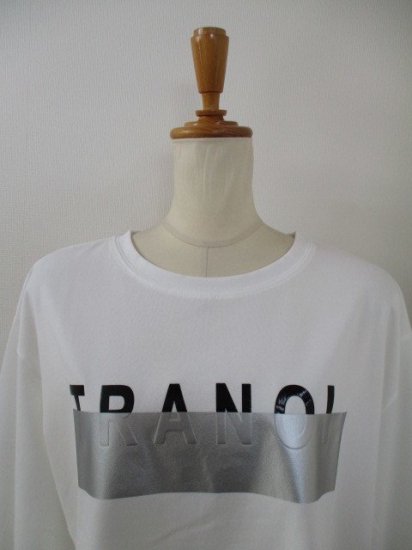 ȥΥ TRANOI.TRANOI long sleeve tshirtWHITESILVER