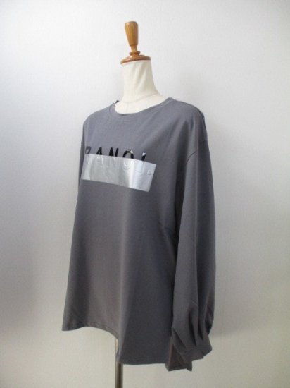 ȥΥ TRANOI.TRANOI long sleeve tshirtCHARCOALSILVER