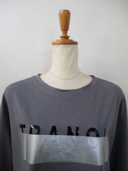 ȥΥ TRANOI.TRANOI long sleeve tshirtCHARCOALSILVER