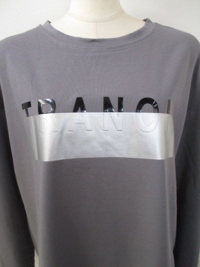 ȥΥ TRANOI.TRANOI long sleeve tshirtCHARCOALSILVER