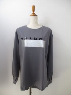 ȥΥ TRANOI.TRANOI long sleeve tshirtCHARCOALSILVER