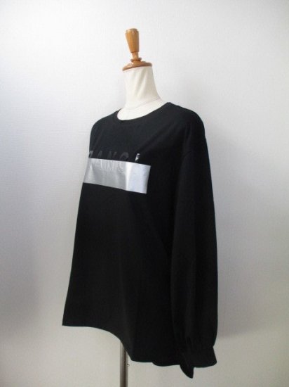 ȥΥ TRANOI.TRANOI long sleeve tshirtBLACKSILVER