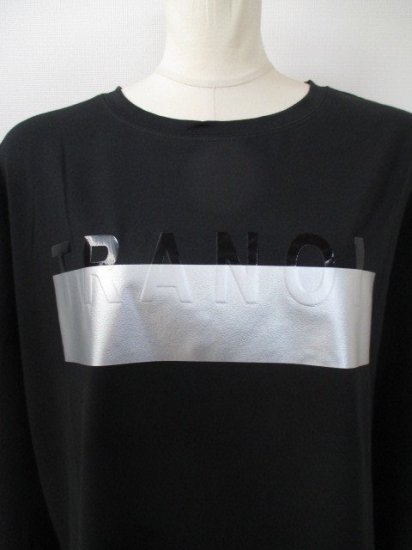 ȥΥ TRANOI.TRANOI long sleeve tshirtBLACKSILVER