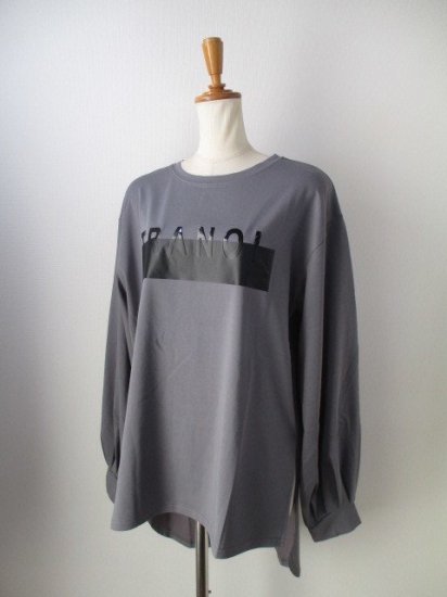 ȥΥ TRANOI.TRANOI long sleeve tshirtCHARCOALBLACK