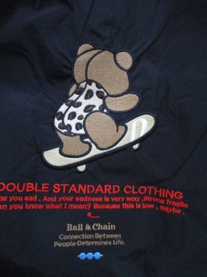 ֥ DOUBLE STANDARD CLOTHINGBALLCHAIN ܥХåSkateboard bear -M-BLACK