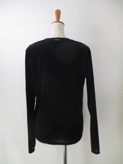 ޥ&ǥ MICA&DEALsheer velour TeeBLACK