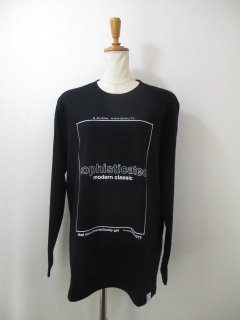 ֥ƥåǥʥ꡼ Boutique OrdinaryTypography Long Sleeve TBLACK