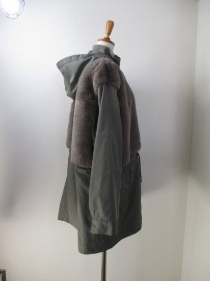 ޥ&ǥ MICA&DEALhooded boa docking coatե꡼