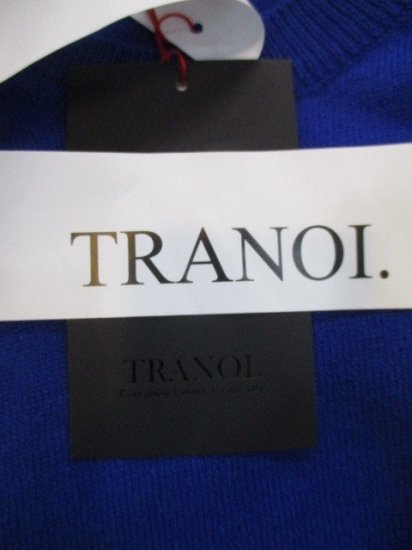 ȥΥTRANOI.TORA knit pull overBLUE