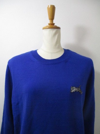 ȥΥTRANOI.TORA knit pull overBLUE