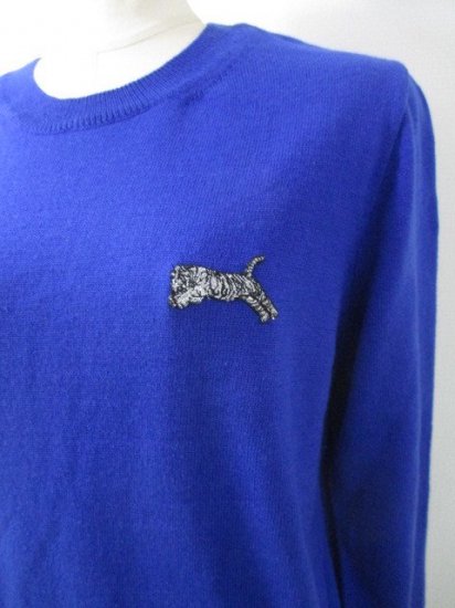 ȥΥTRANOI.TORA knit pull overBLUE