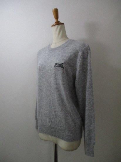 ȥΥTRANOI.TORA knit pull overGRAY