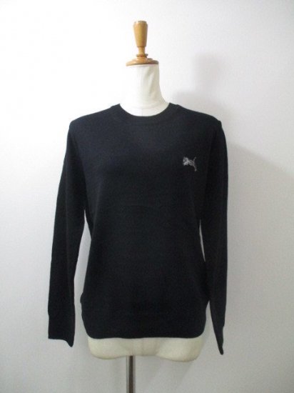 ȥΥTRANOI.TORA knit pull overBLACK